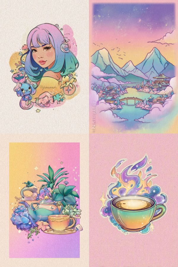 Pastel Dream Portrait