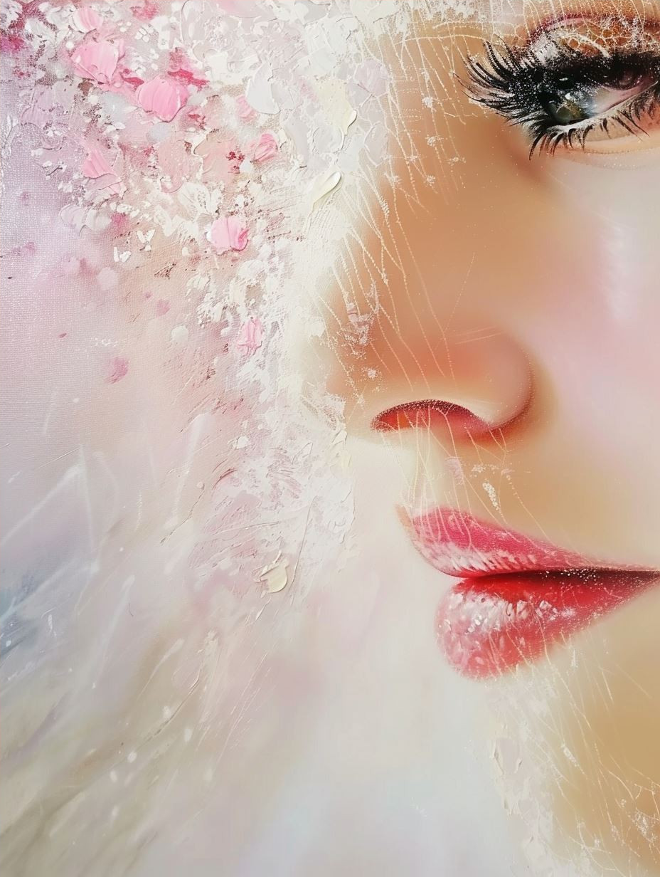 Ethereal Floral Dream Portrait