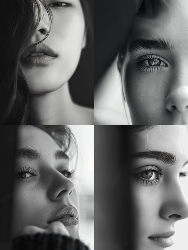 Ethereal Monochrome Portrait Studies