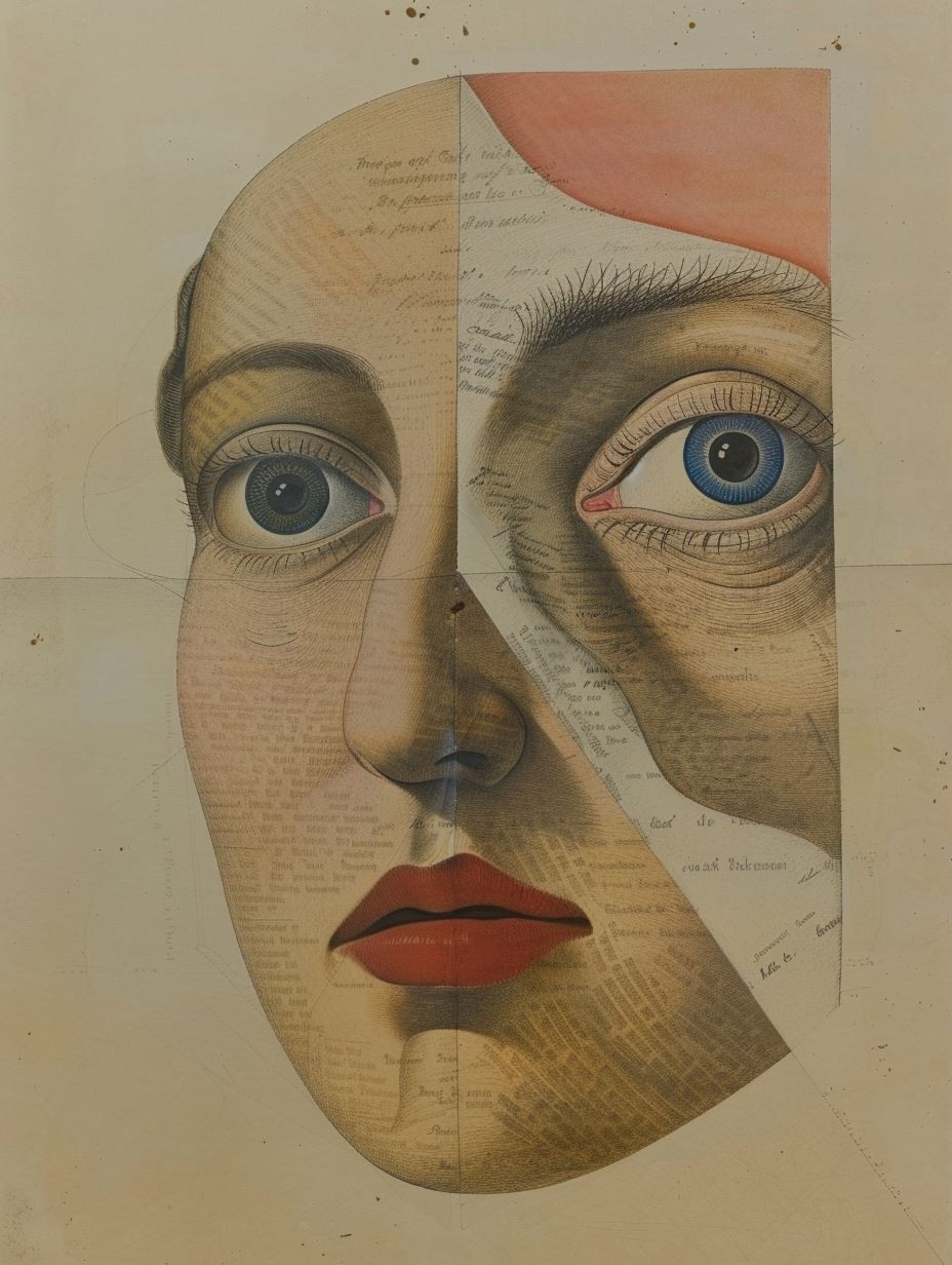 Currency Collage Portrait - Image 3
