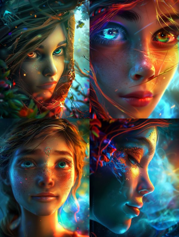 Mystic Gaze of Ethereal Nature