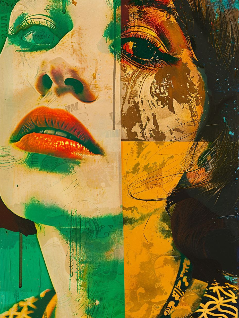 Chromatic Fragment Portrait
