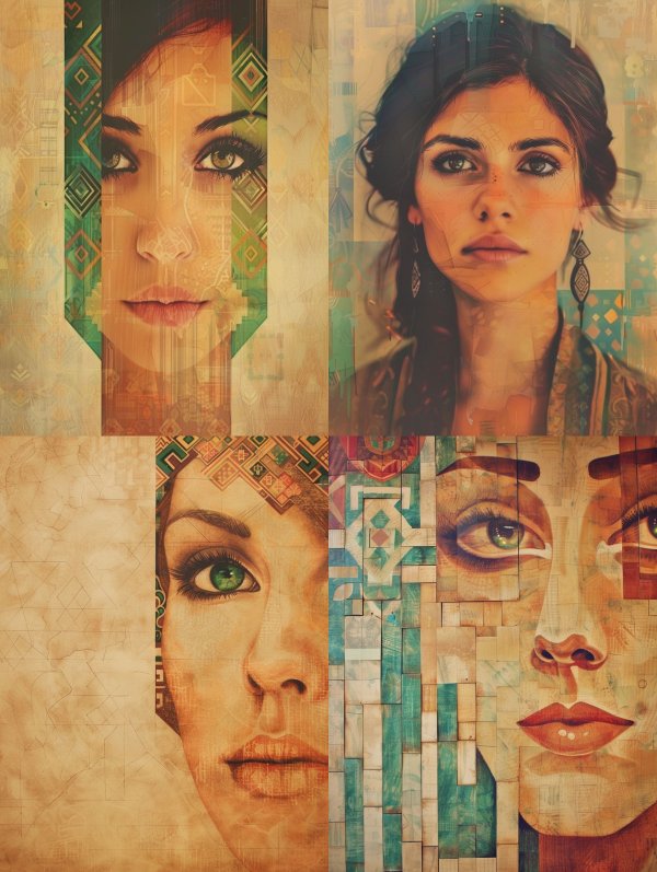 Geometric Soul Portrait