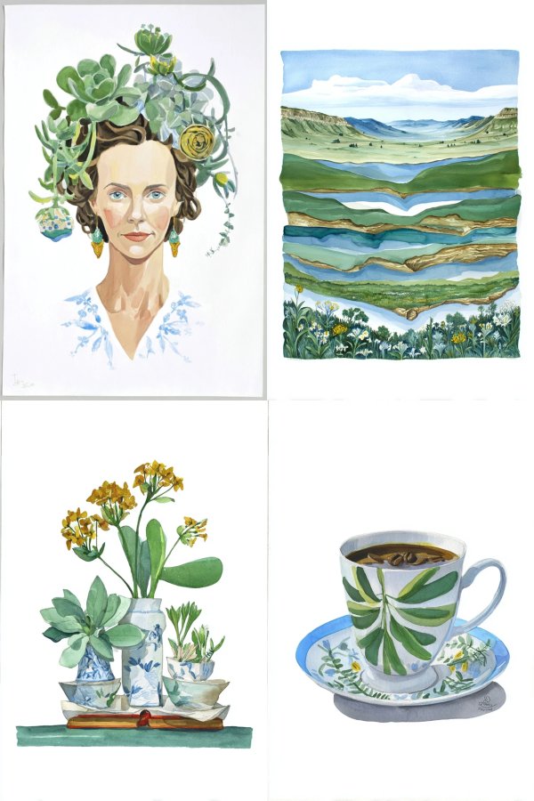 Botanical Crown Portrait
