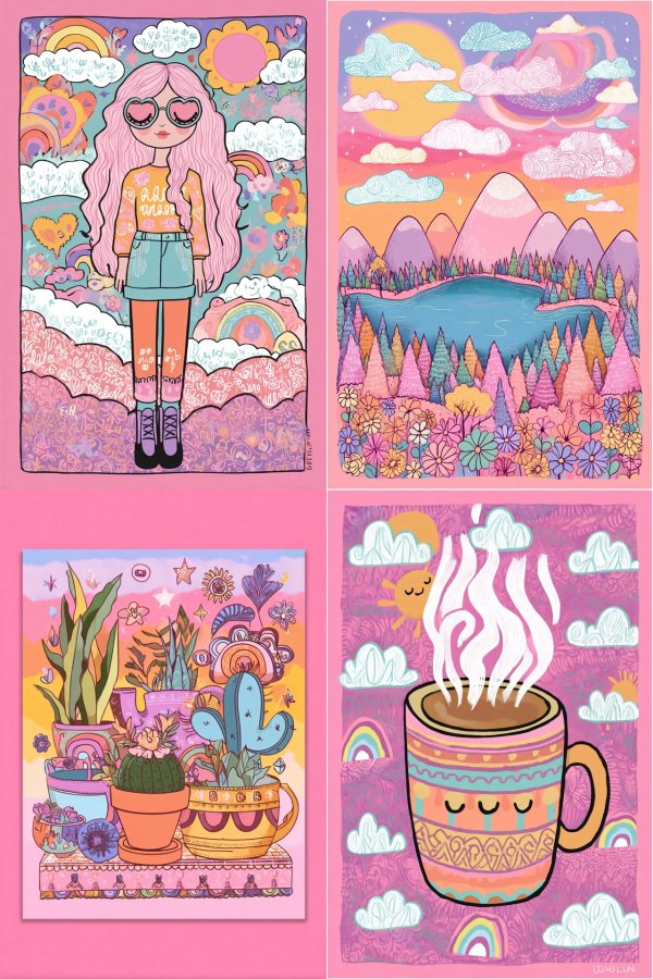 Pastel Dreamscape Fantasy
