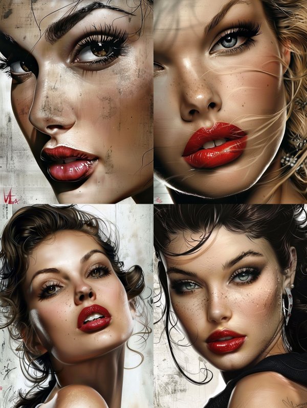 Gritty Glamour Portrait