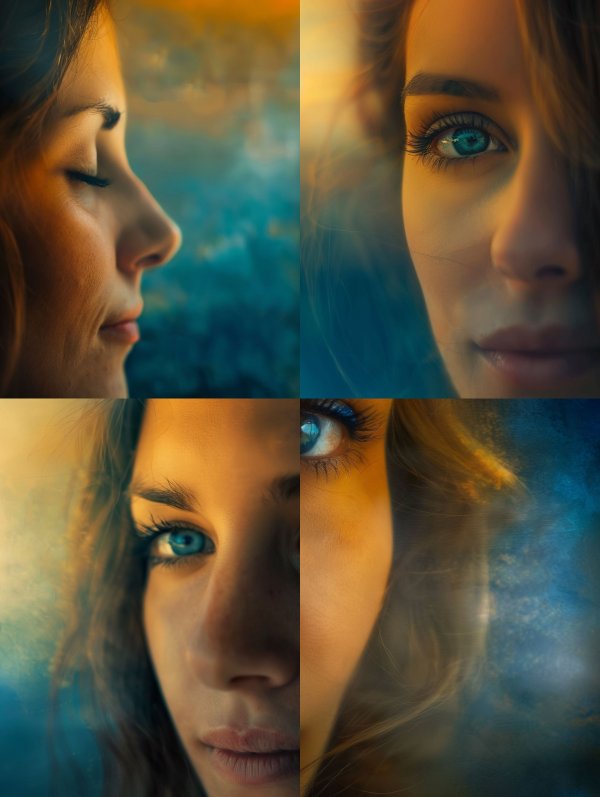 Golden Hour Serenity Portrait