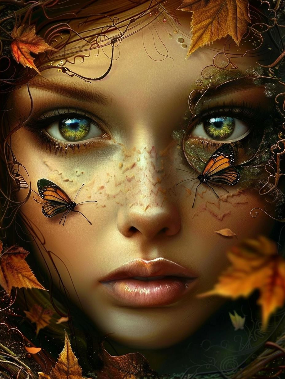 Ethereal Forest Spirit Gaze