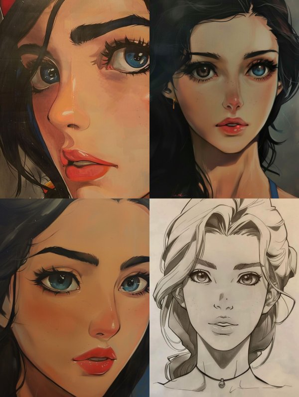 Vivid Gaze Portrait