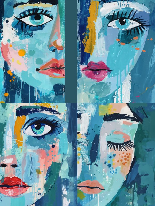 Azure Dream Portrait