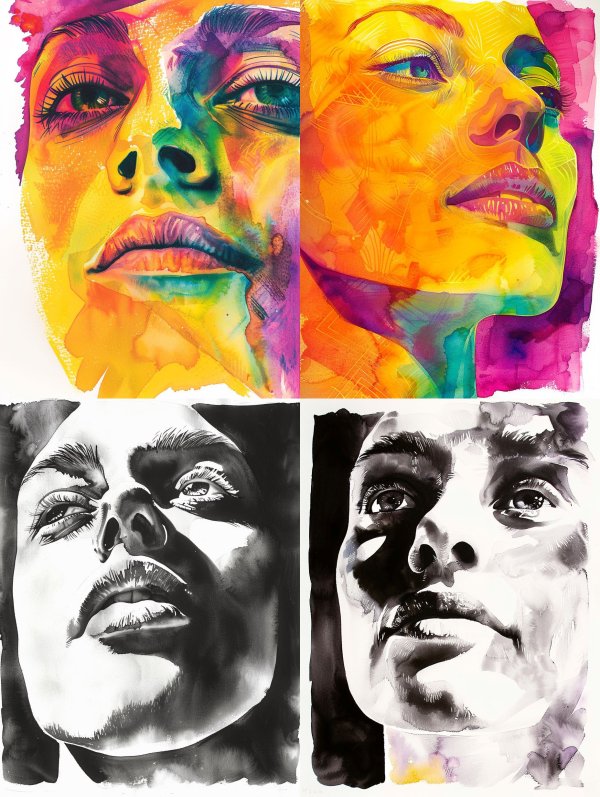 Prismatic Soul Portrait