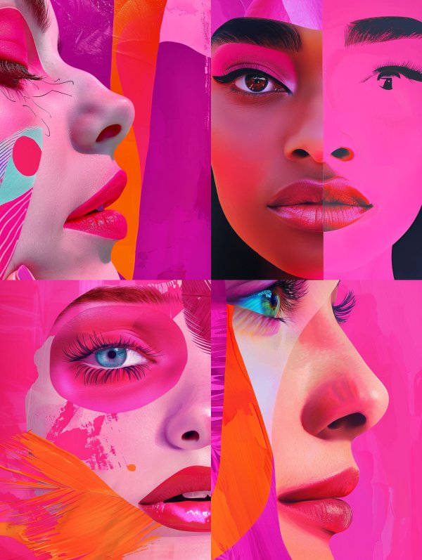 Neon Pop Art Portraiture