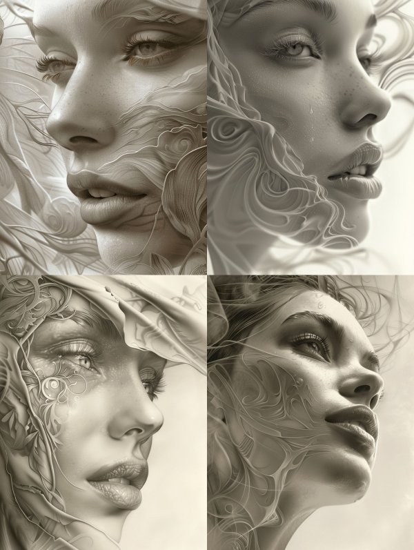 Ethereal Sculpted Grace