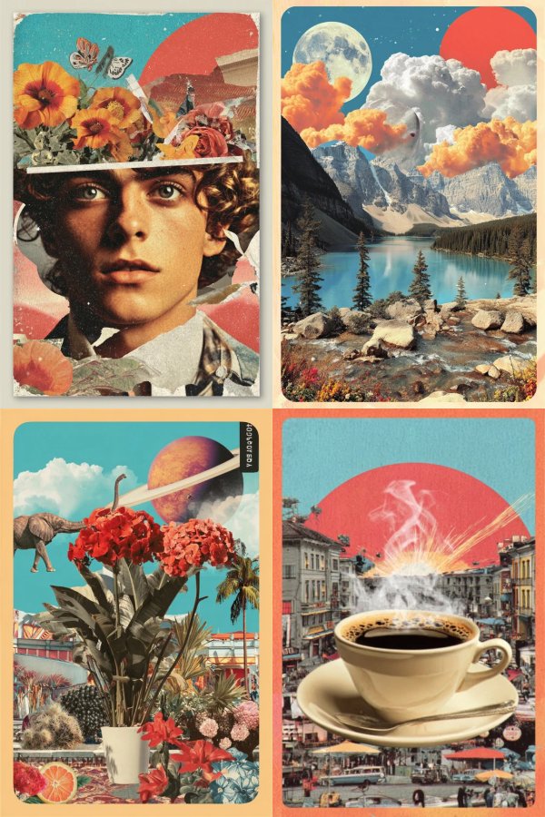 Floral Dream Collage