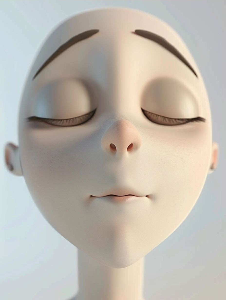 Dreamy Porcelain Muse