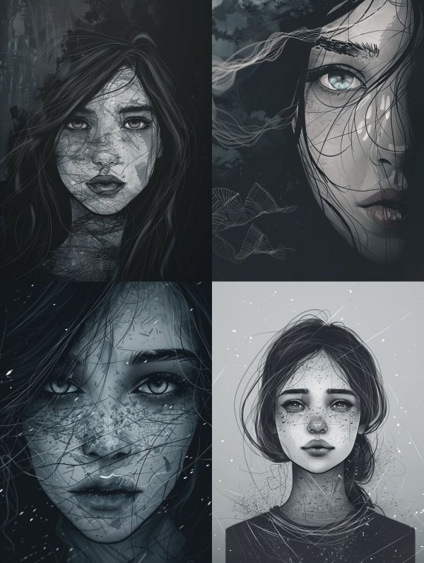 Fractured Soul Portrait