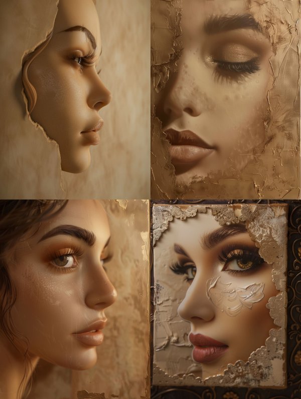 Fragmented Porcelain Grace
