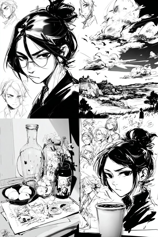Ink Noir Sketches