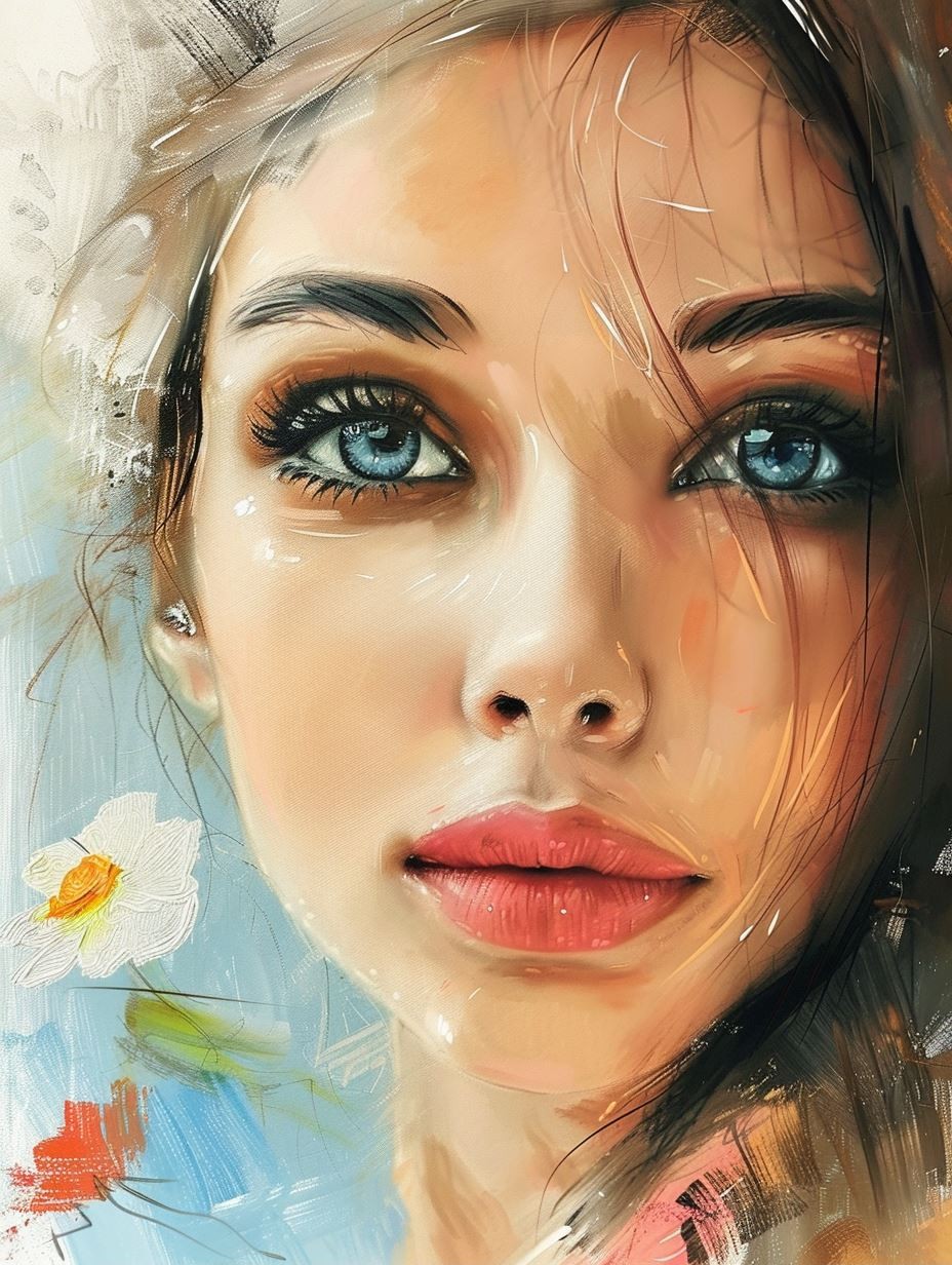 Ethereal Digital Sketch