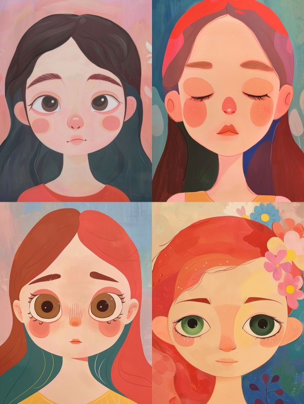 Soft Pastel Dreamy Portrait