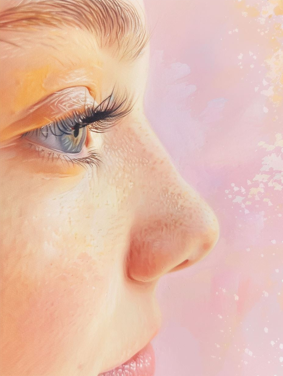 Ethereal Pastel Dream Portrait