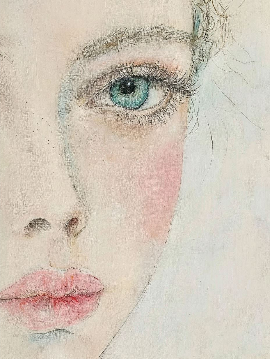 Ethereal Bloom Portrait Study