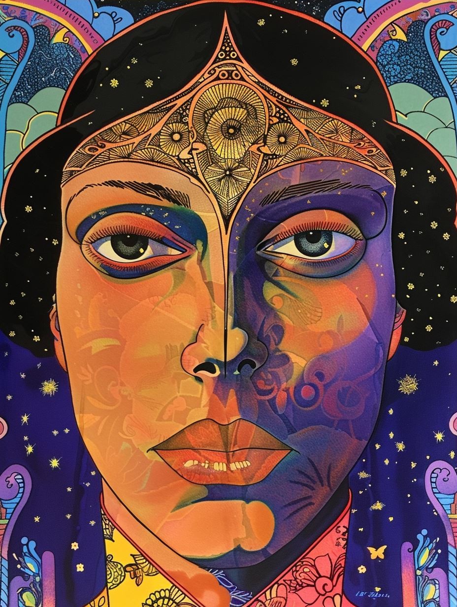Psychedelic Dream Portrait - Image 3