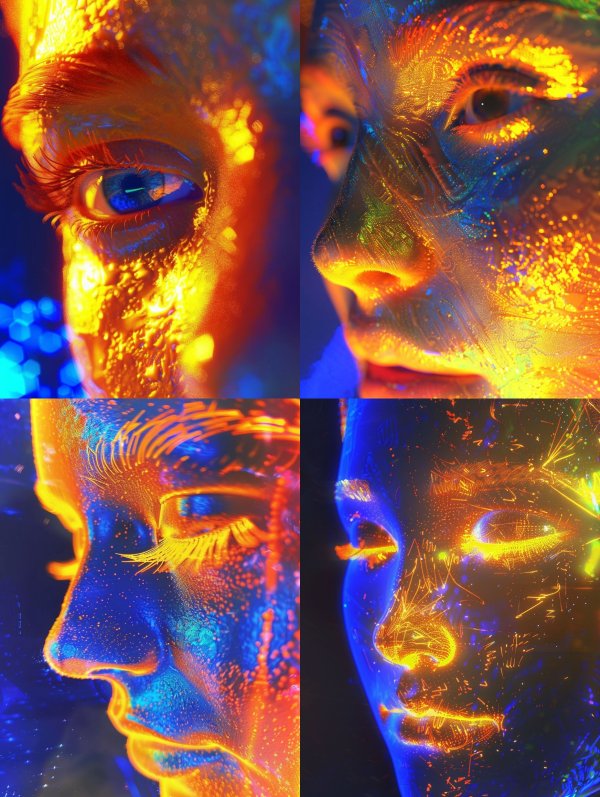 Molten Gold Cosmic Gaze