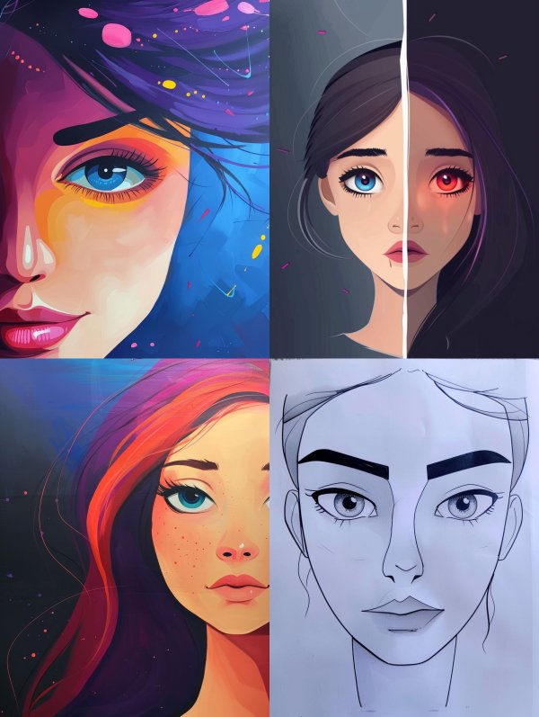 Neon Dream Portrait