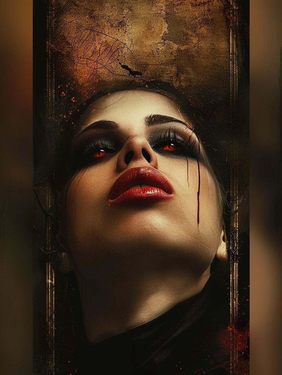 Crimson Gothic Elegance