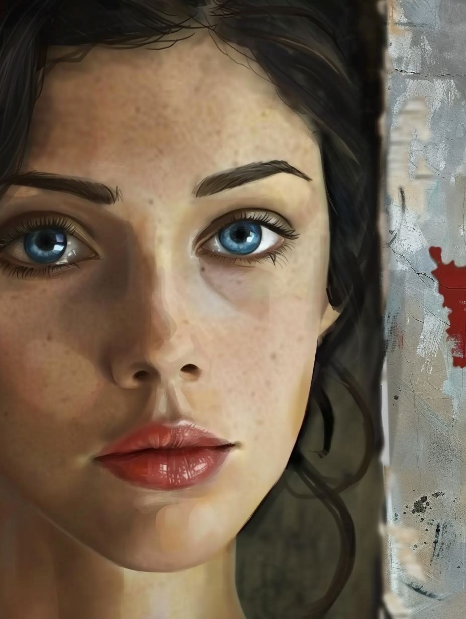 Velvet Gaze Portrait