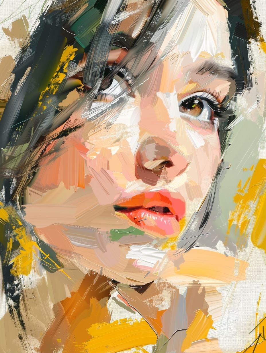 Abstract Impressionist Muse - Image 1
