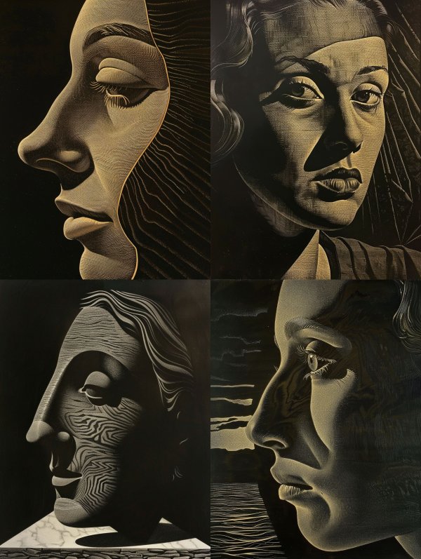 Golden Etched Elegance