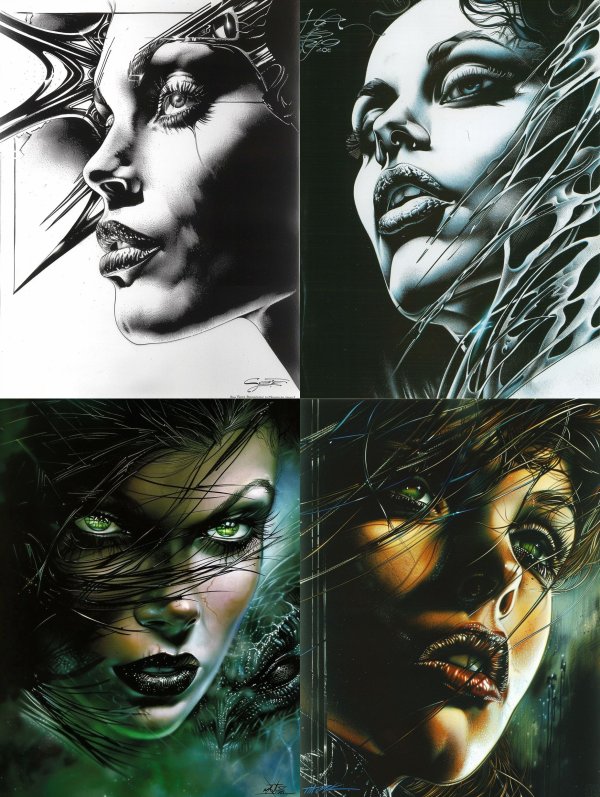 Cybernetic Noir Portrait Study
