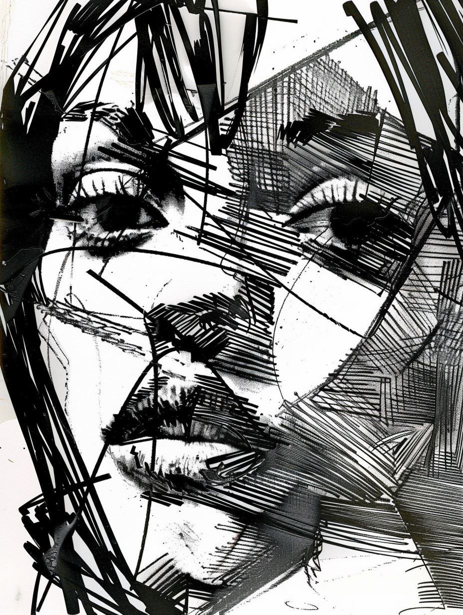 Fragmented Urban Portrait Study