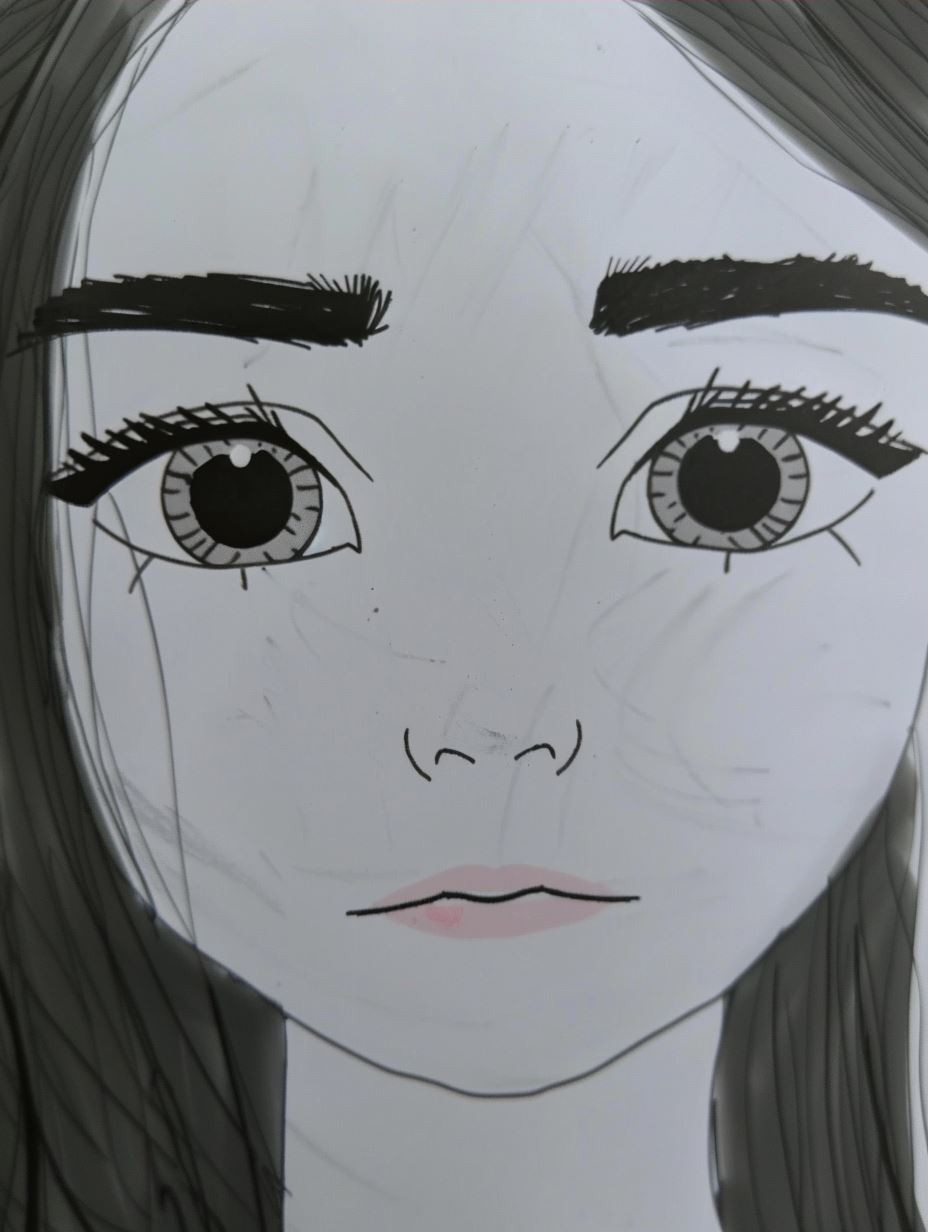 Soft Pastel Stylized Portrait