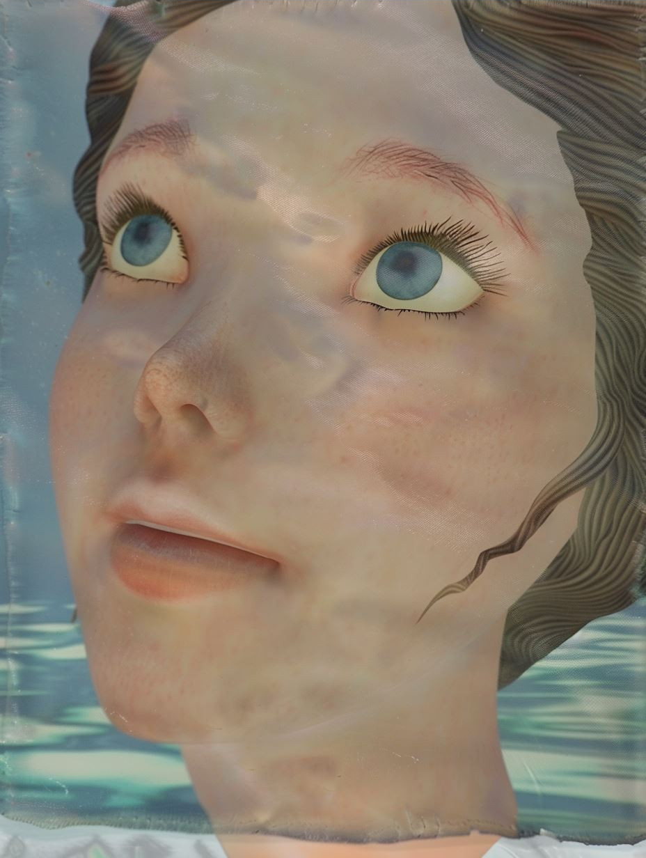 Ethereal Porcelain Muse