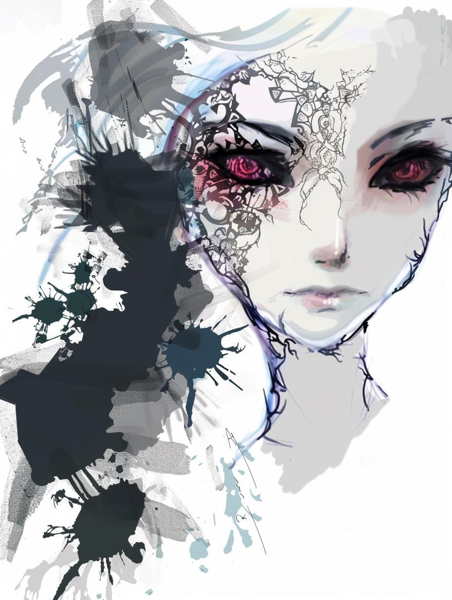 Haunting Ethereal Gothic Portrait