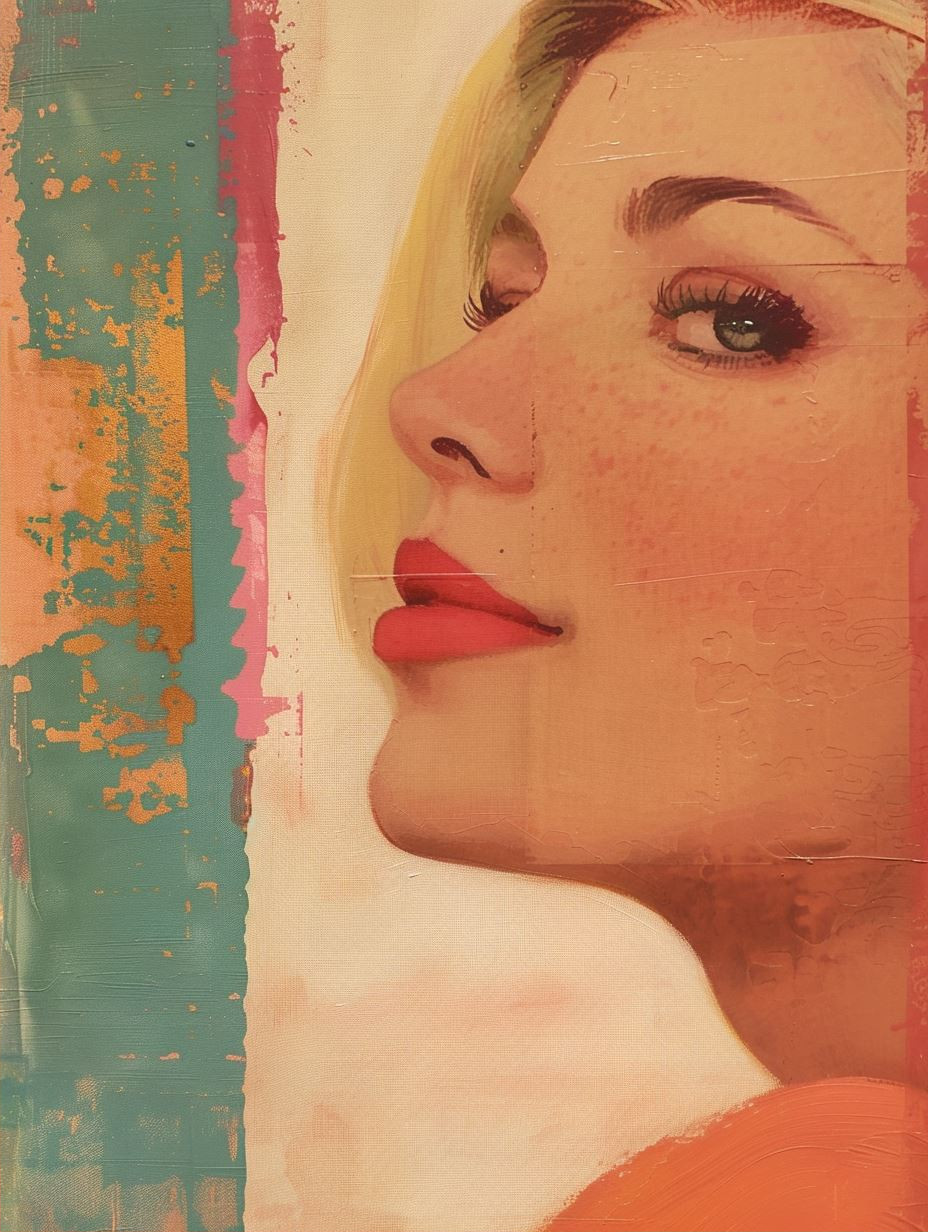 Abstract Mixed Media Portraiture