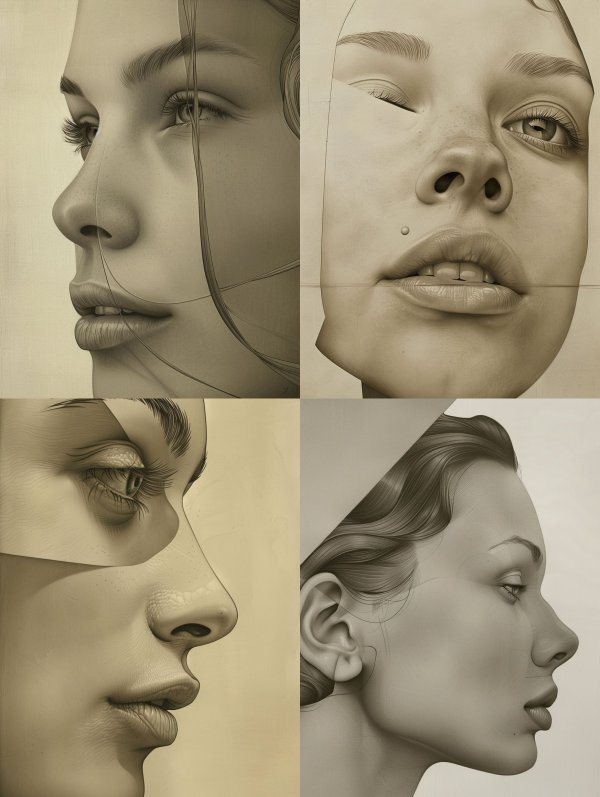Ethereal Sepia Portrait Study