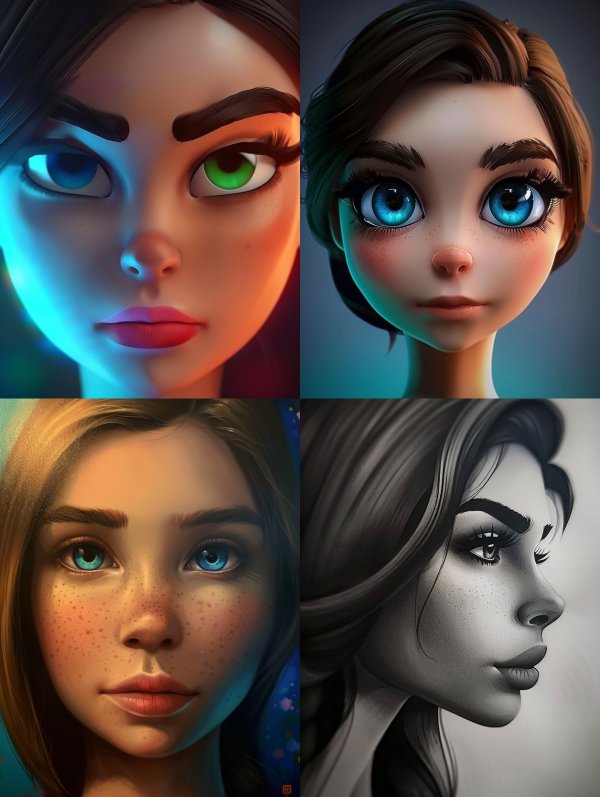 Neon Dual Tone Portrait