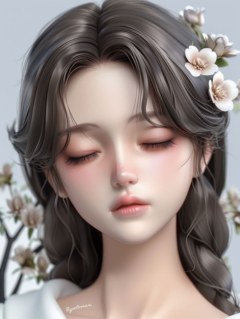 Porcelain Dream Portrait