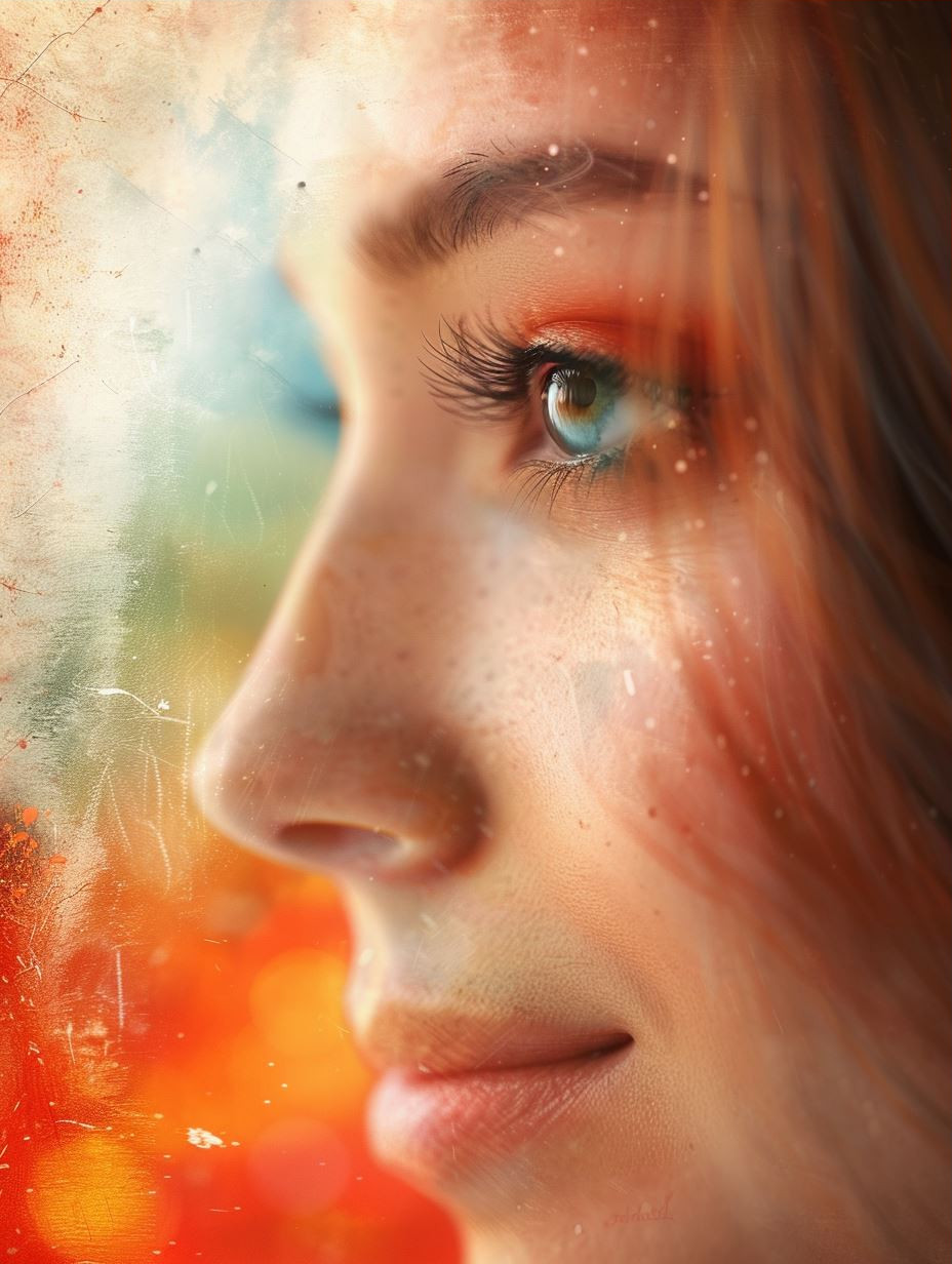 Floral Gaze in Ethereal Light