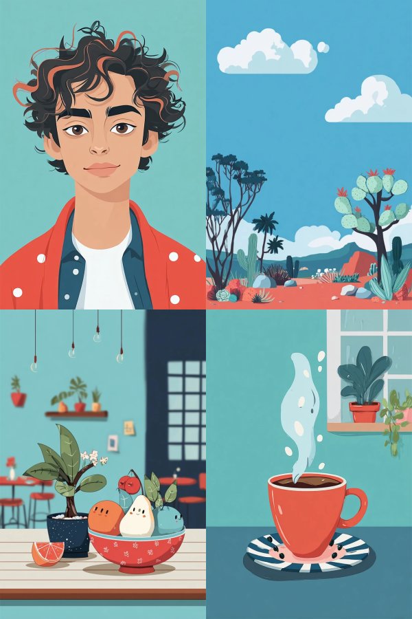 Modern Stylized Portrait