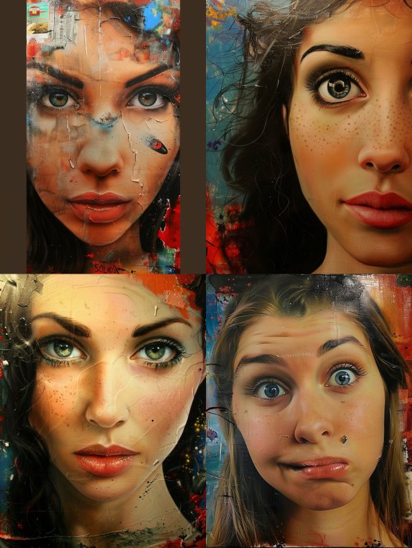 Fragmented Soul Urban Portrait