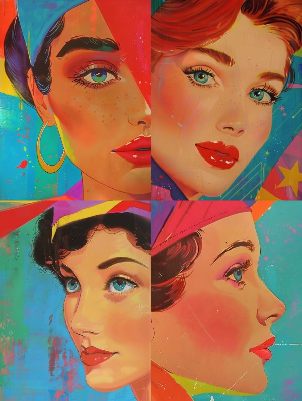 Neon Pop Portrait