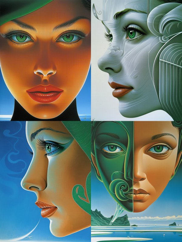 Emerald Gaze Futurism