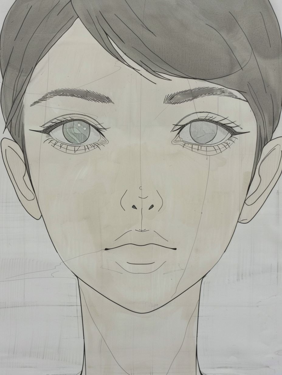 Ethereal Ink Gaze