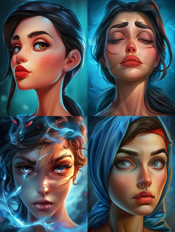 Luminous Digital Portrait Glow