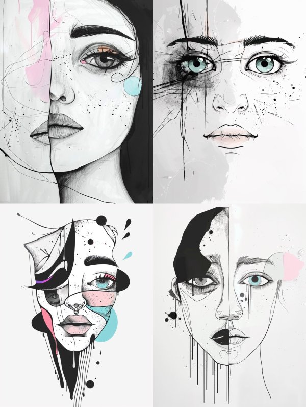 Fragmented Soul Portrait